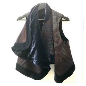Opening ceremony velvet vest